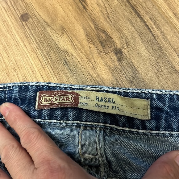 BigStar Hazel Jeans Straight Legs Sz 27 - Picture 7 of 8